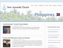 Tablet Screenshot of nac-philippines.org